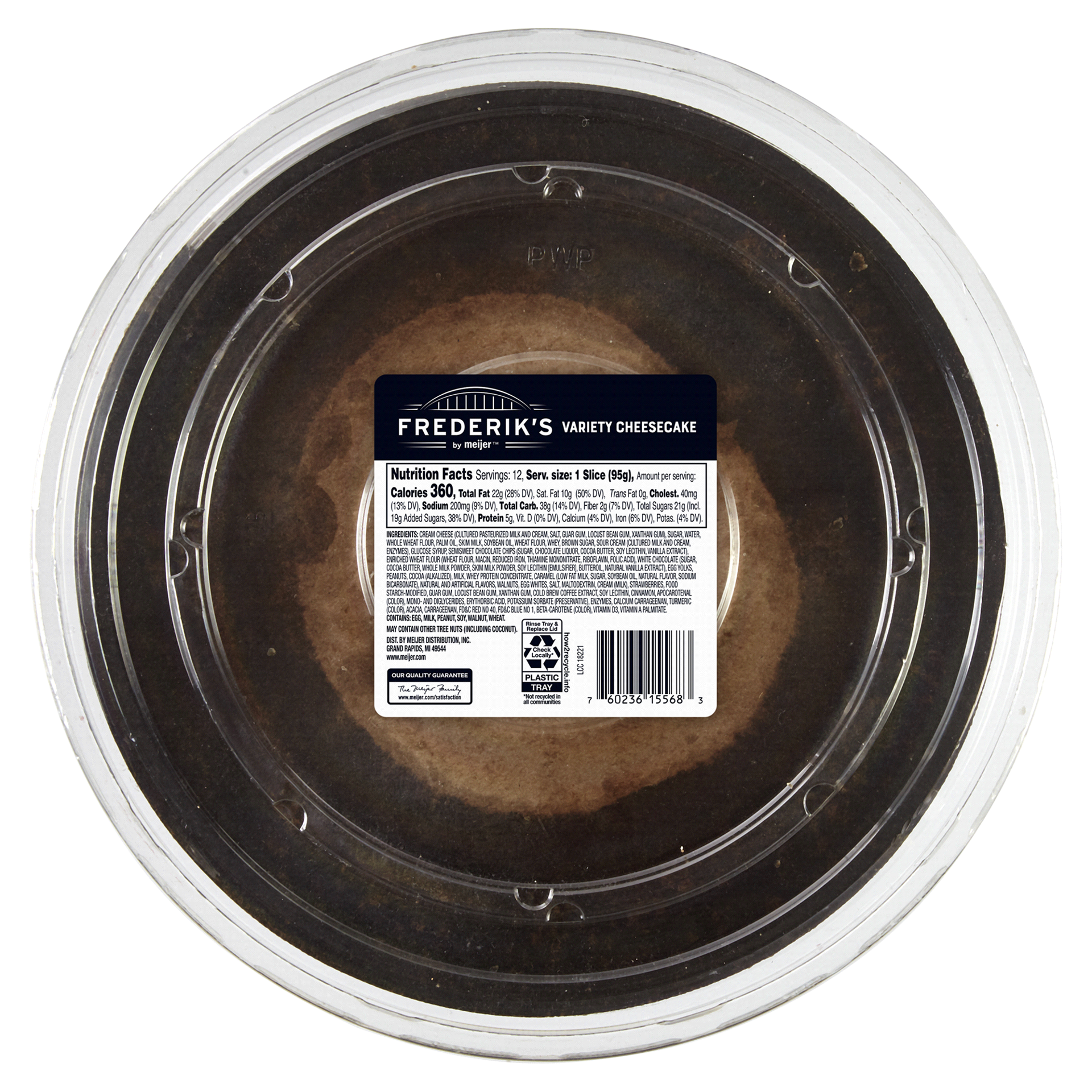 slide 4 of 9, Frederik's by Meijer Variety Cheesecake, 9 in, 40 oz