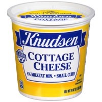 slide 1 of 1, Knudsen Cottage Cheese 4 % Milkfat Small Curd, 24 oz