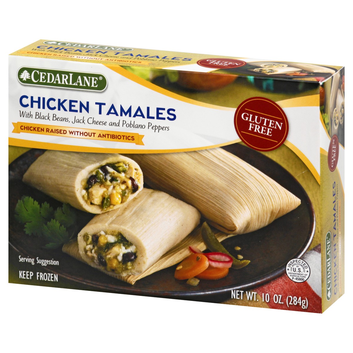 slide 8 of 13, Cedarlane Gluten Free Chicken Tamales 10 oz, 10 oz