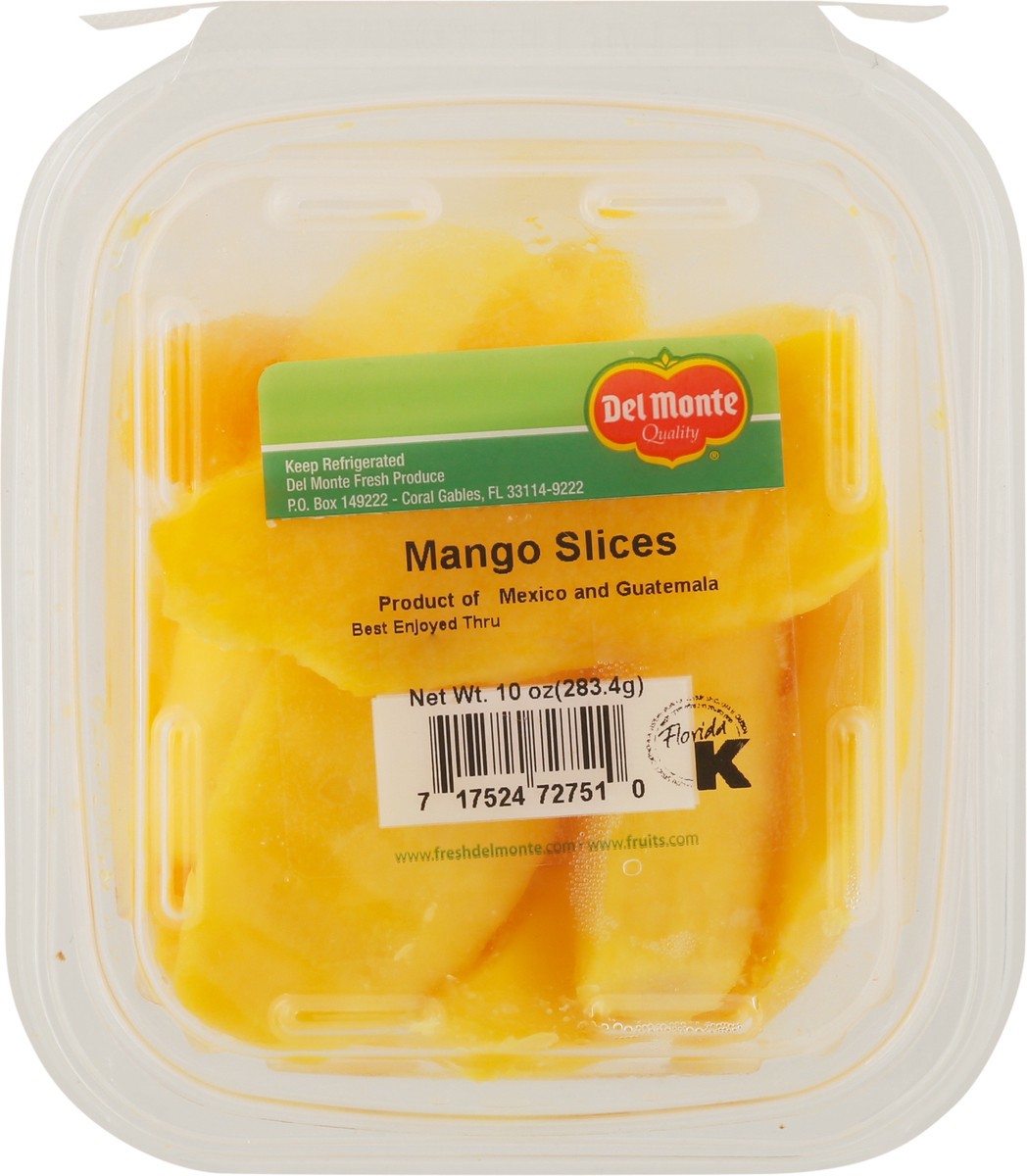 slide 9 of 9, Del Monte Mango Slices, 10 oz