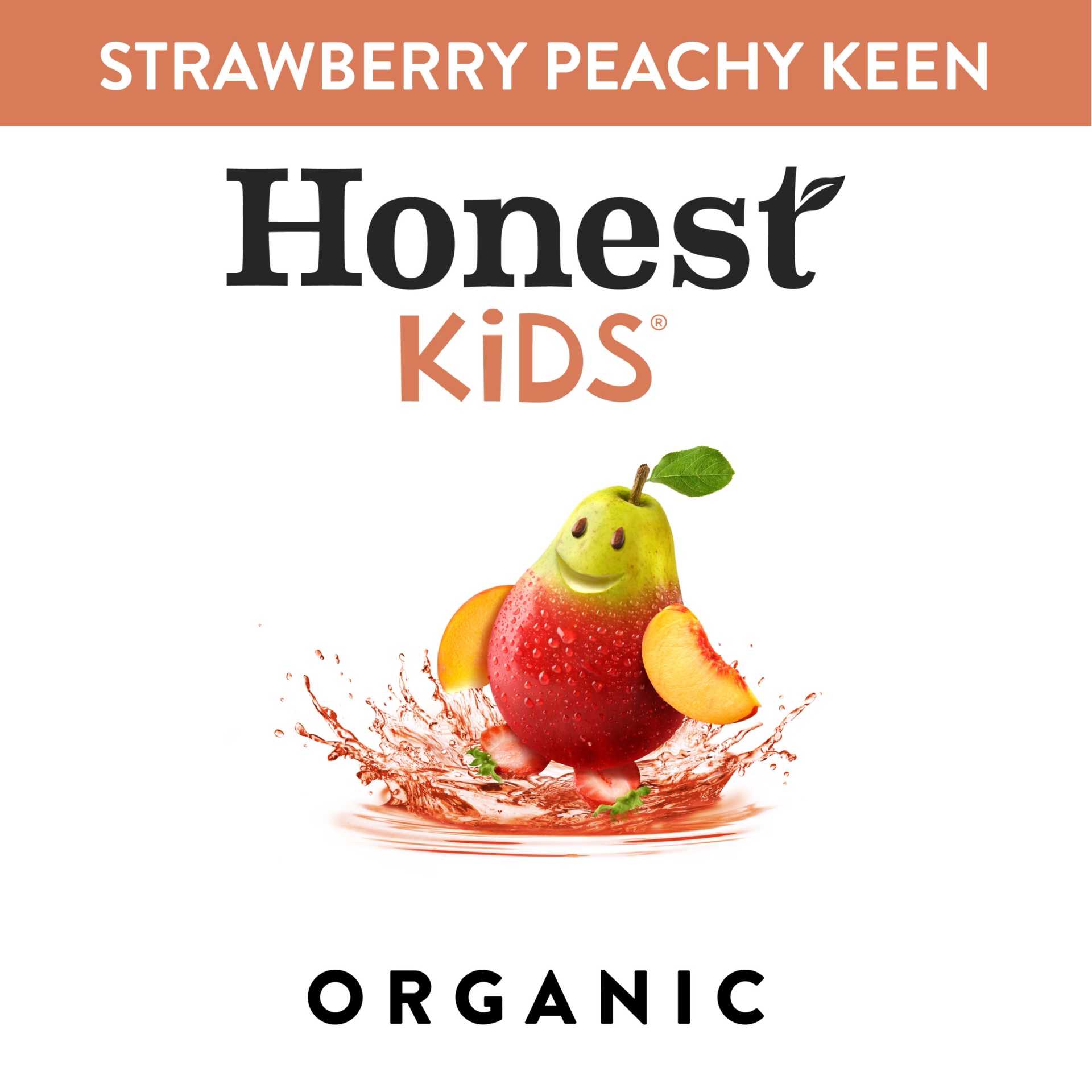slide 17 of 17, Honest Kids Strawberry Peachy Keen Cartons, 6 fl oz, 8 Pack, 8 ct