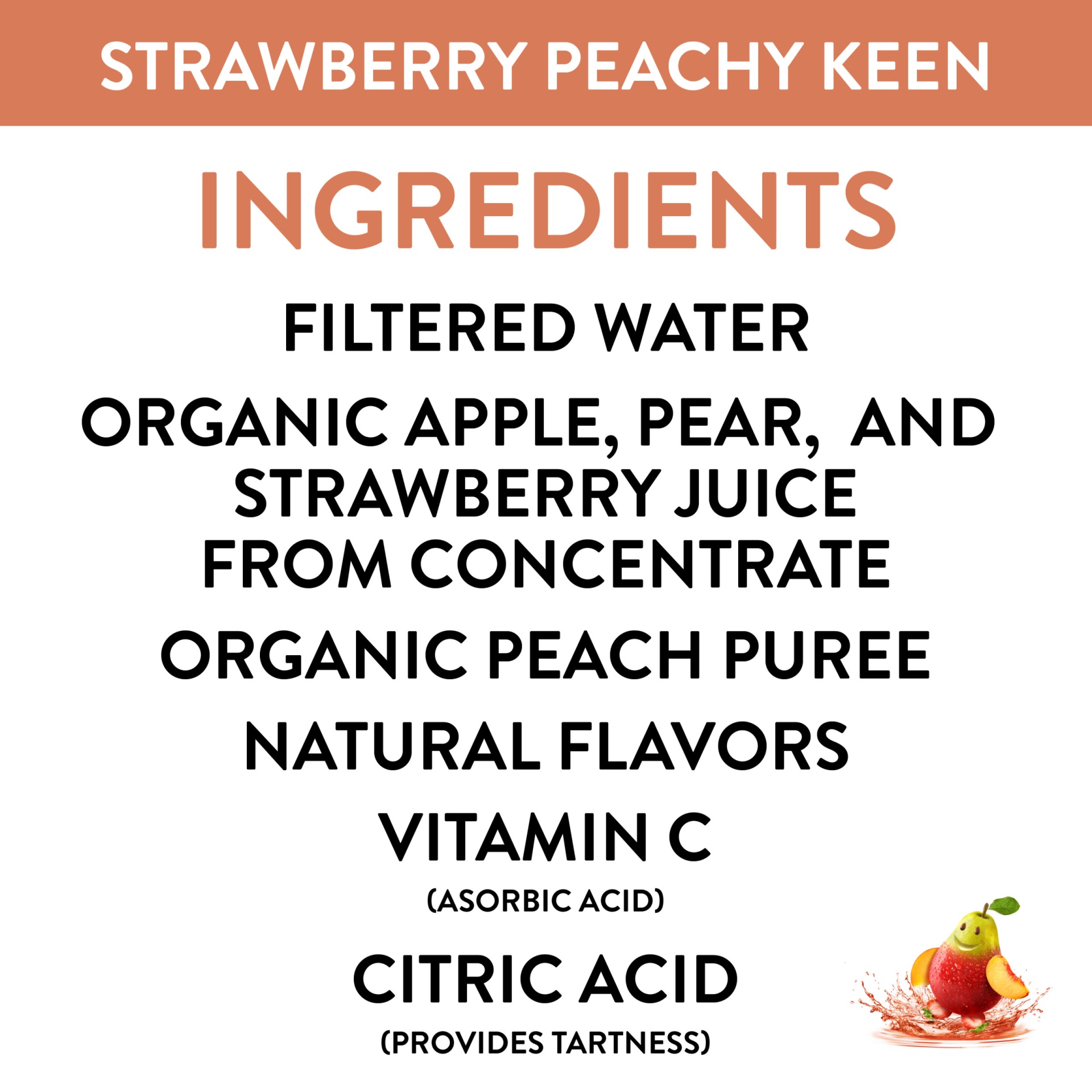 slide 11 of 17, Honest Kids Strawberry Peachy Keen Cartons, 6 fl oz, 8 Pack, 8 ct