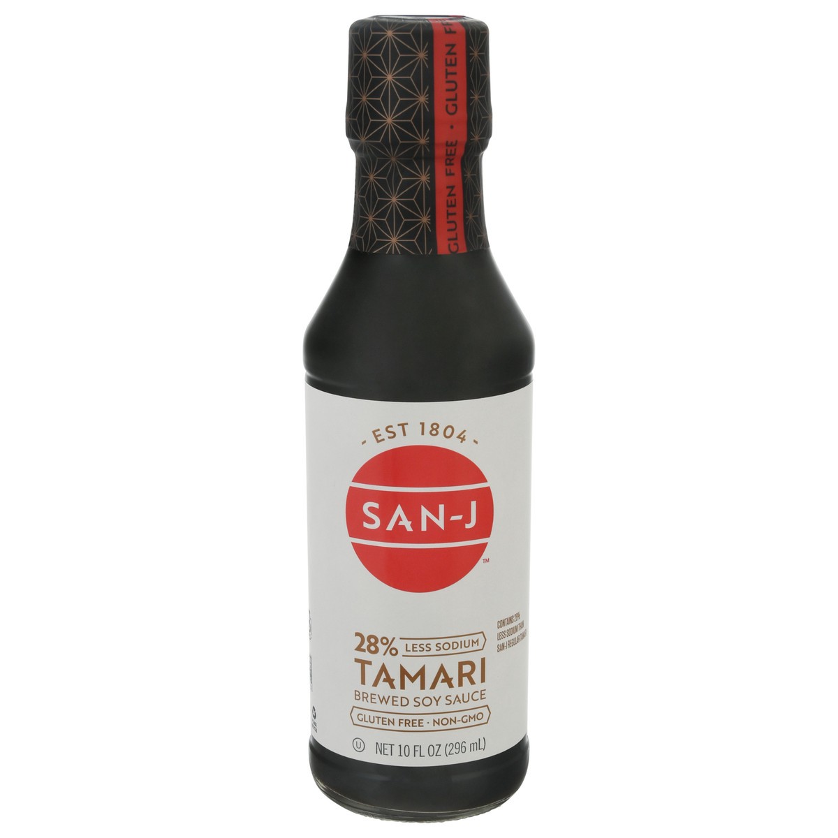 slide 1 of 13, San-j Reduced Sodium Tamari Soy Sauce, 10 oz