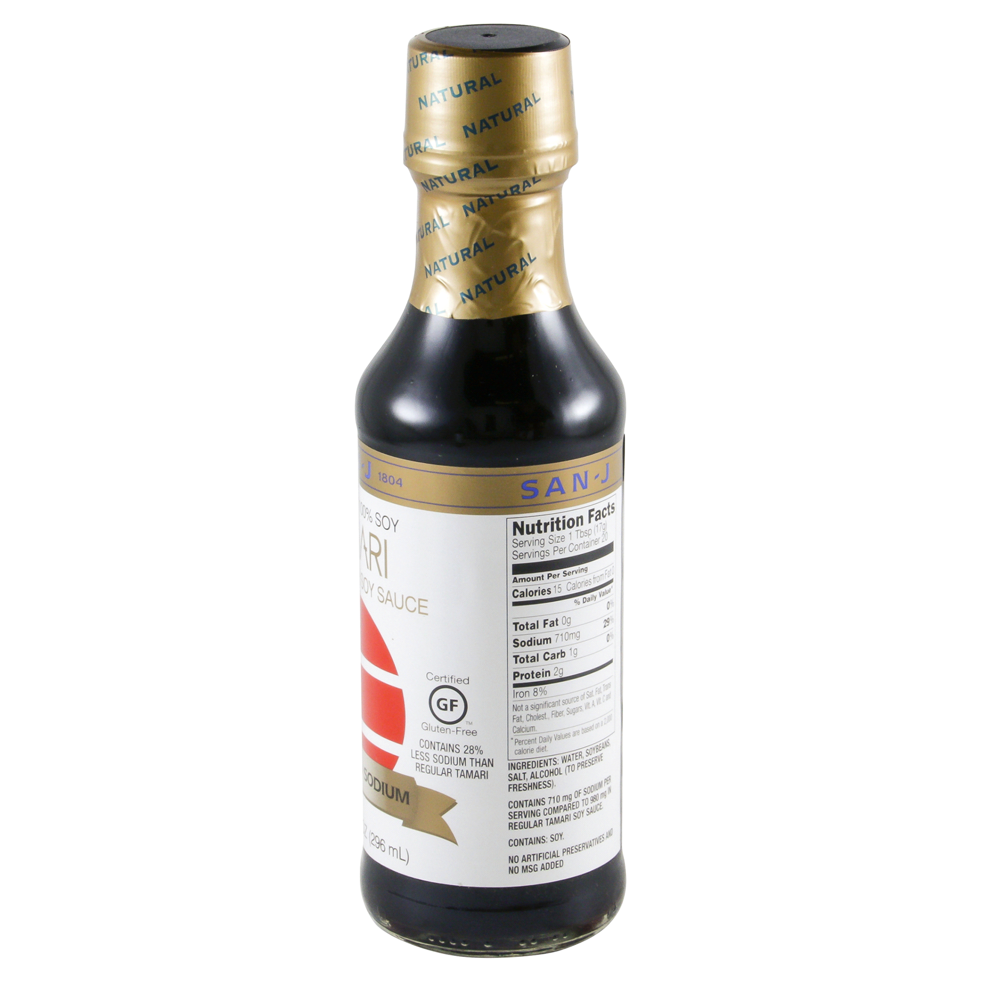 slide 13 of 13, San-j Reduced Sodium Tamari Soy Sauce, 10 oz