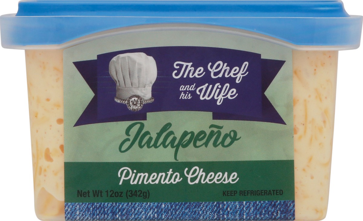 slide 2 of 9, The Chef and his Wife Jalapeno Pimento Cheese 12 oz, 12 oz