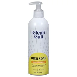 Cleancult Lemon Verbena Dish Soap 16 fl oz