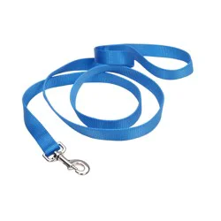 Coastal Single-Ply Dog Leash, Blue Lagoon, Small - 5/8" x 6'