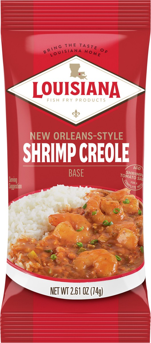 slide 4 of 9, Louisiana Fish Fry Products New Orleans-Style Shrimp Creole Base 2.61 oz, 2.61 oz