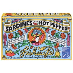 Fishwife Sardines with Hot Pepper 4.2 oz