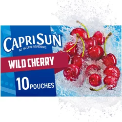 Capri Sun Wild Cherry Naturally Flavored Juice Drink Blend