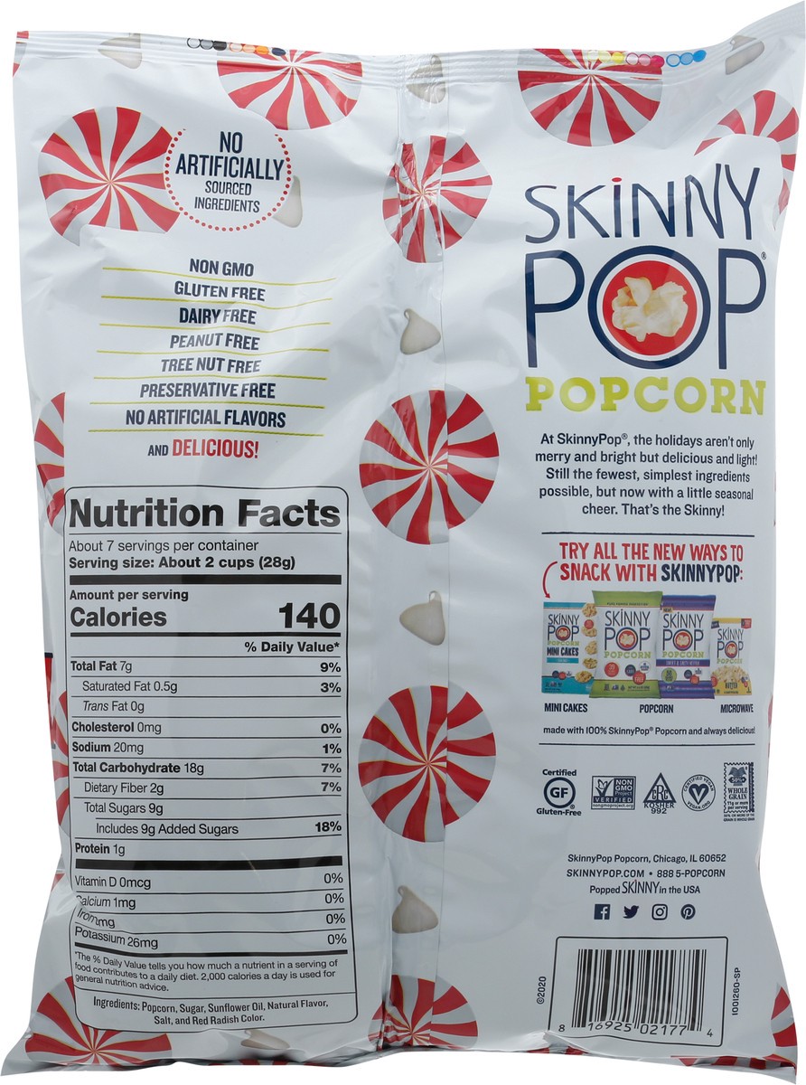 slide 5 of 9, SkinnyPop Skinny Pop White Chocolate Popcorn, 7.4 oz