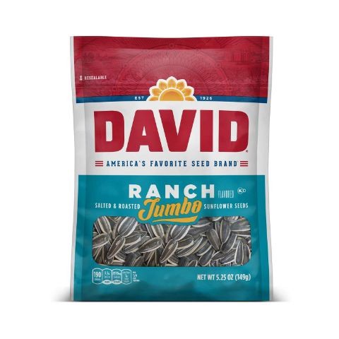 slide 1 of 1, David & Son Sunflower Seeds Ranch, 12 ct