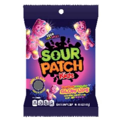 slide 1 of 5, SOUR PATCH KIDS Glow Ups Strawberry-Watermelon Soft & Chewy Candy, 6.7 oz, 6.7 oz