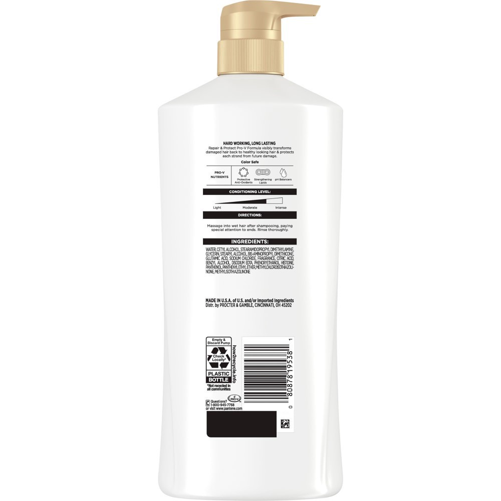 slide 4 of 4, PANTENE PRO-V Repair & Protect Conditioner, 25.1 oz/745 mL, 25.10 fl oz