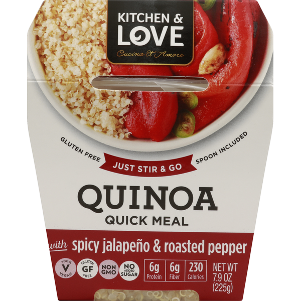 slide 1 of 1, Cucina & Amore Quinoa Quick Meal, with Spicy Jalapeno & Roasted Pepper, 7.9 oz