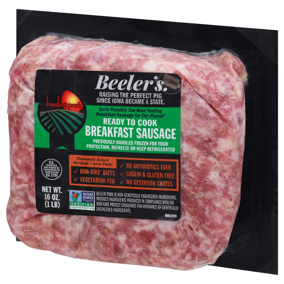 slide 2 of 9, Beeler's Breakfast Sausage 16 oz, 16 oz
