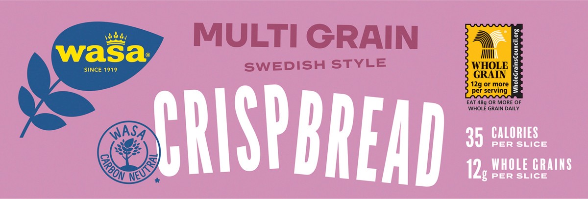slide 3 of 7, Wasa Swedish Style Multi Grain Crispbread 9.7 oz, 9.7 oz