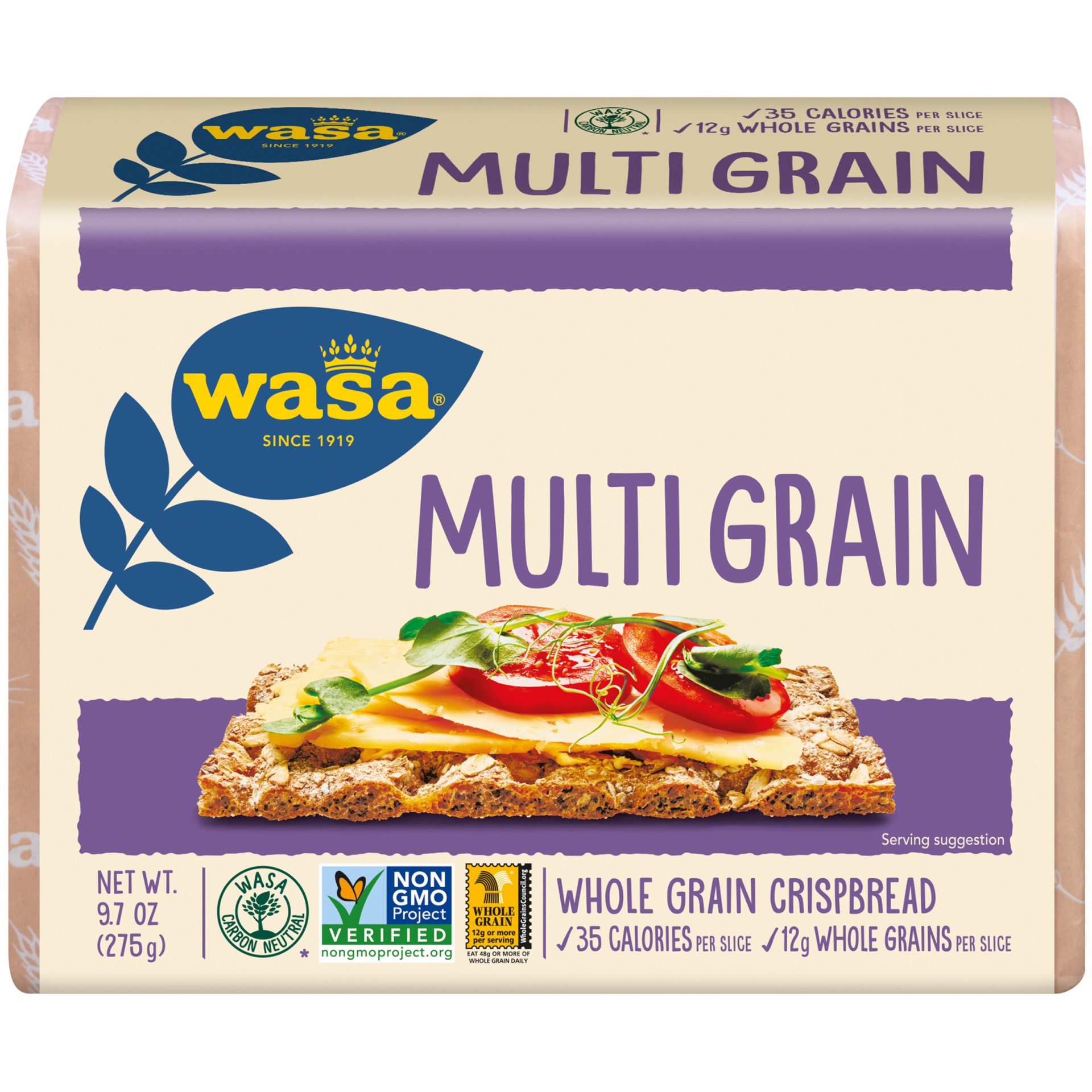 slide 1 of 6, Wasa Multi-Grain Cripsbread, 8.8 oz