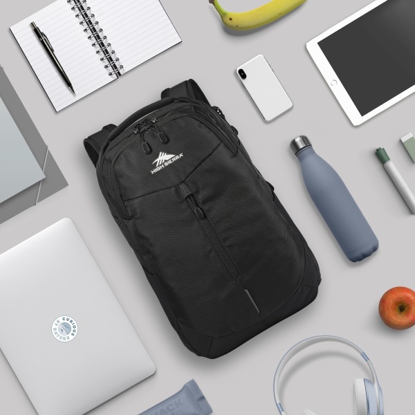 slide 6 of 8, High Sierra Swerve Pro Backpack With 17'' Laptop Pocket, Black, 1 ct