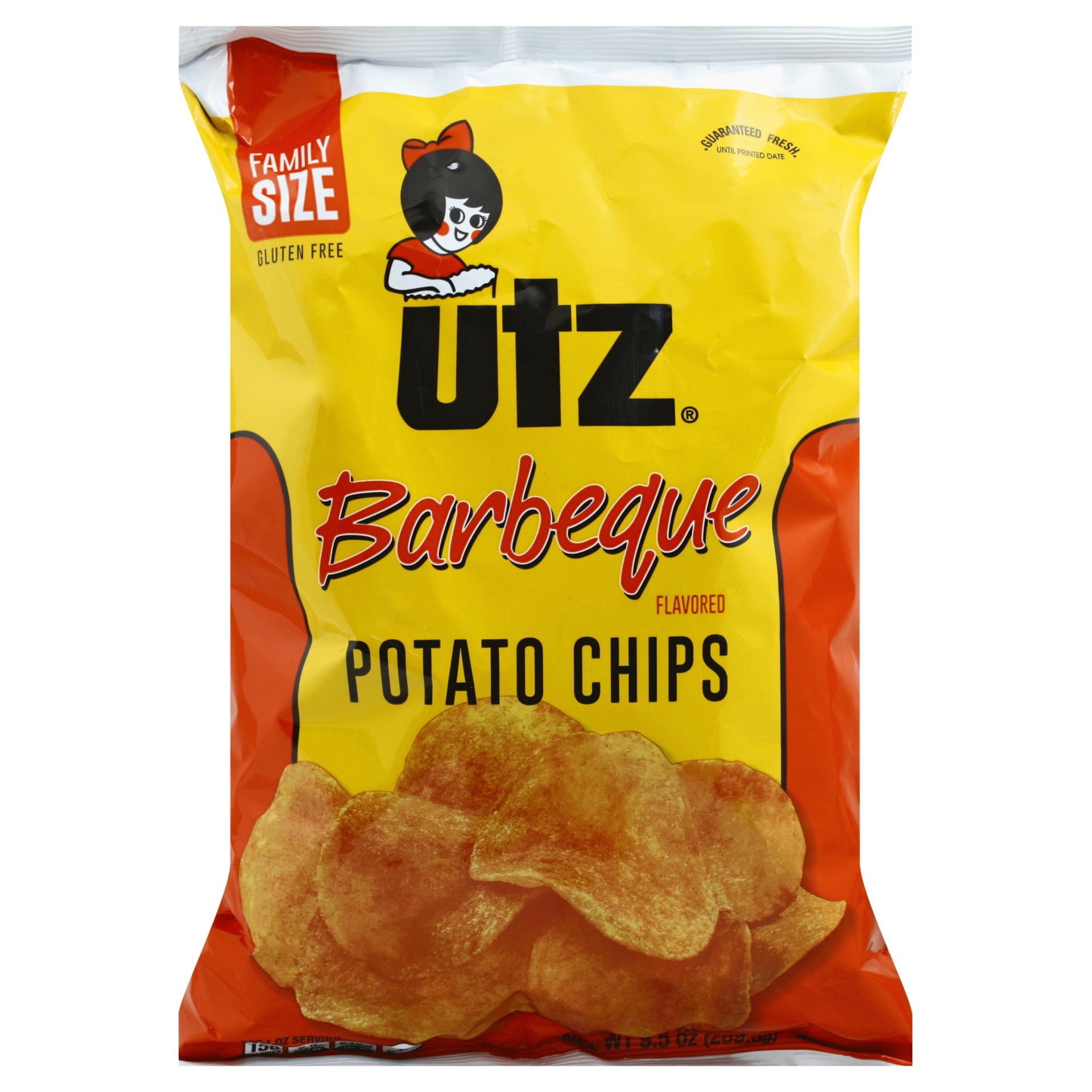 slide 1 of 5, Utz Barbeque Potato Chips, 9.5 oz