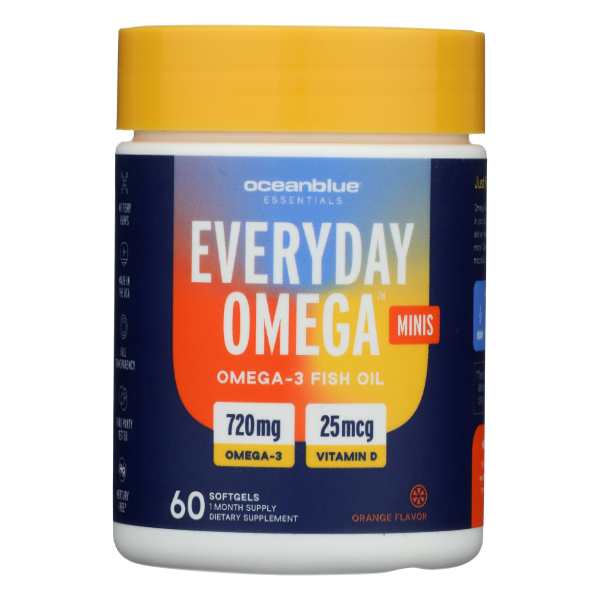 slide 1 of 1, Oceanblue Everyday Omega Mini, 60 ct
