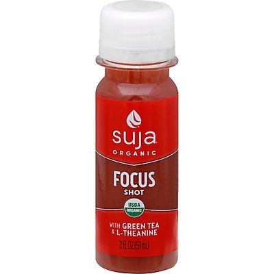 slide 1 of 1, Suja Organic Focus Shot with Green Tea & L-Theanine, Cold-Pressed, 2 fl oz