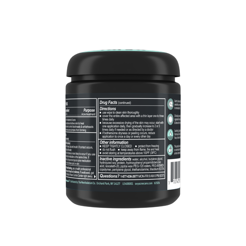 slide 4 of 5, Oxy Dly Def Sens Pad, 55 ct