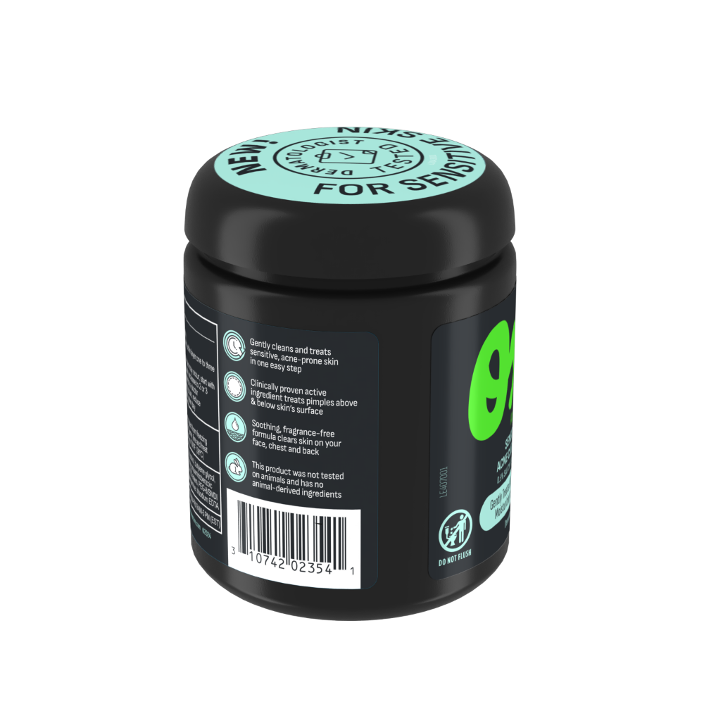 slide 3 of 5, Oxy Dly Def Sens Pad, 55 ct