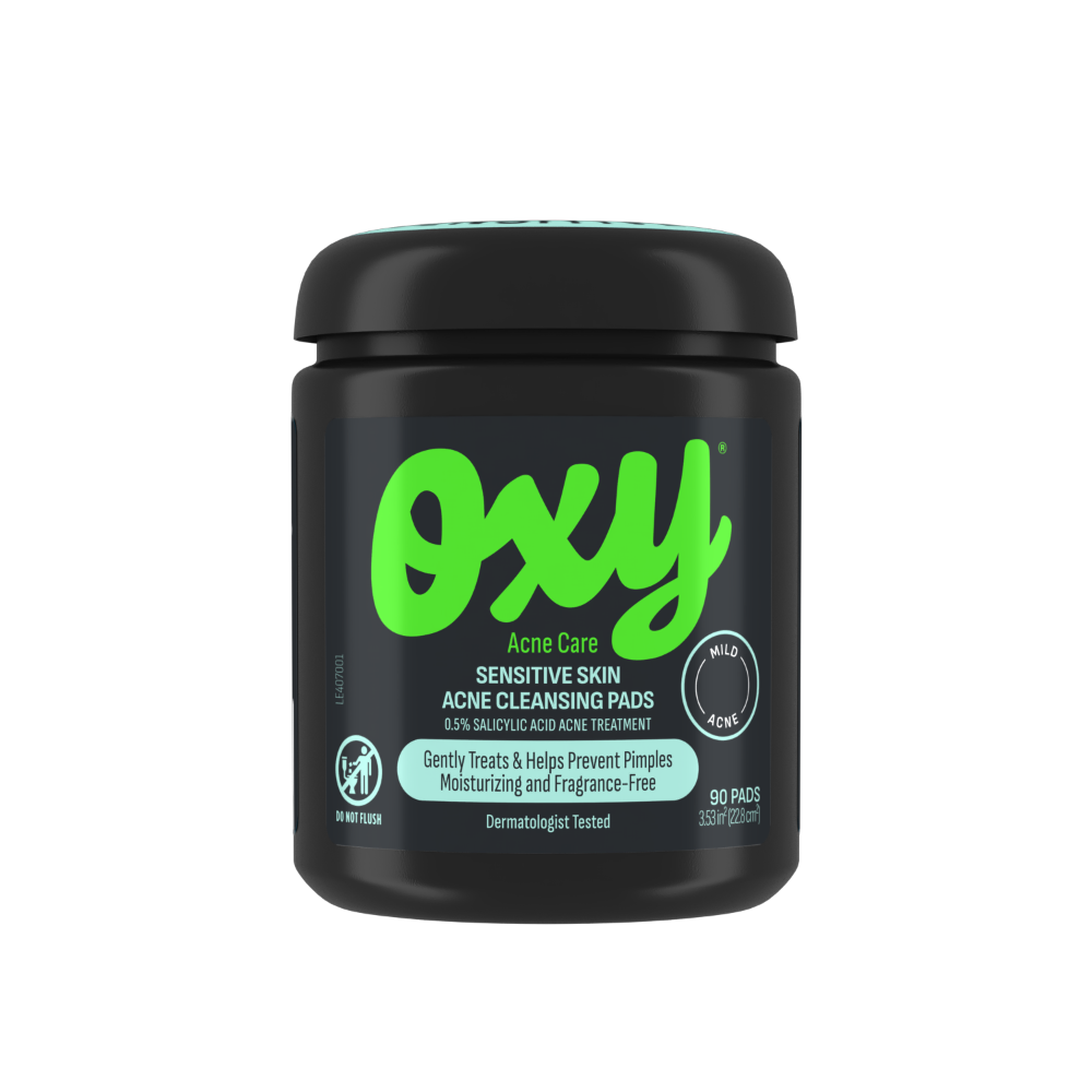 slide 1 of 5, Oxy Dly Def Sens Pad, 55 ct
