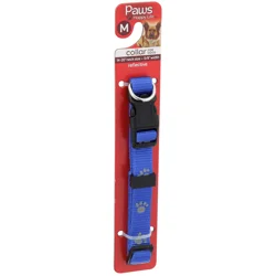 Paws Happy Life Paws Premium Dog Collar Adjustable & Reflective 5/8in 14-20in