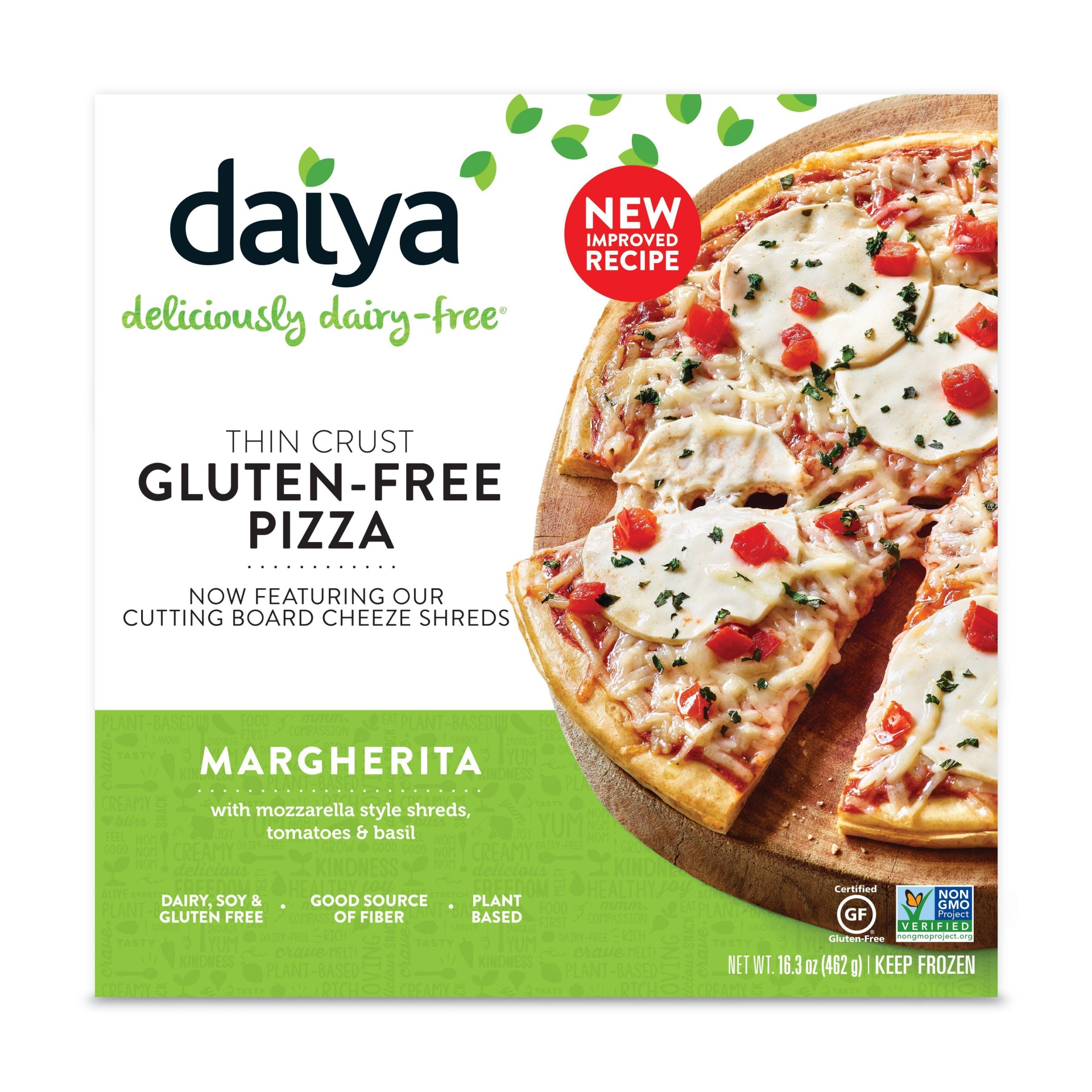 slide 1 of 5, Daiya Gluten Free Margherita Pizza, 12.66 oz