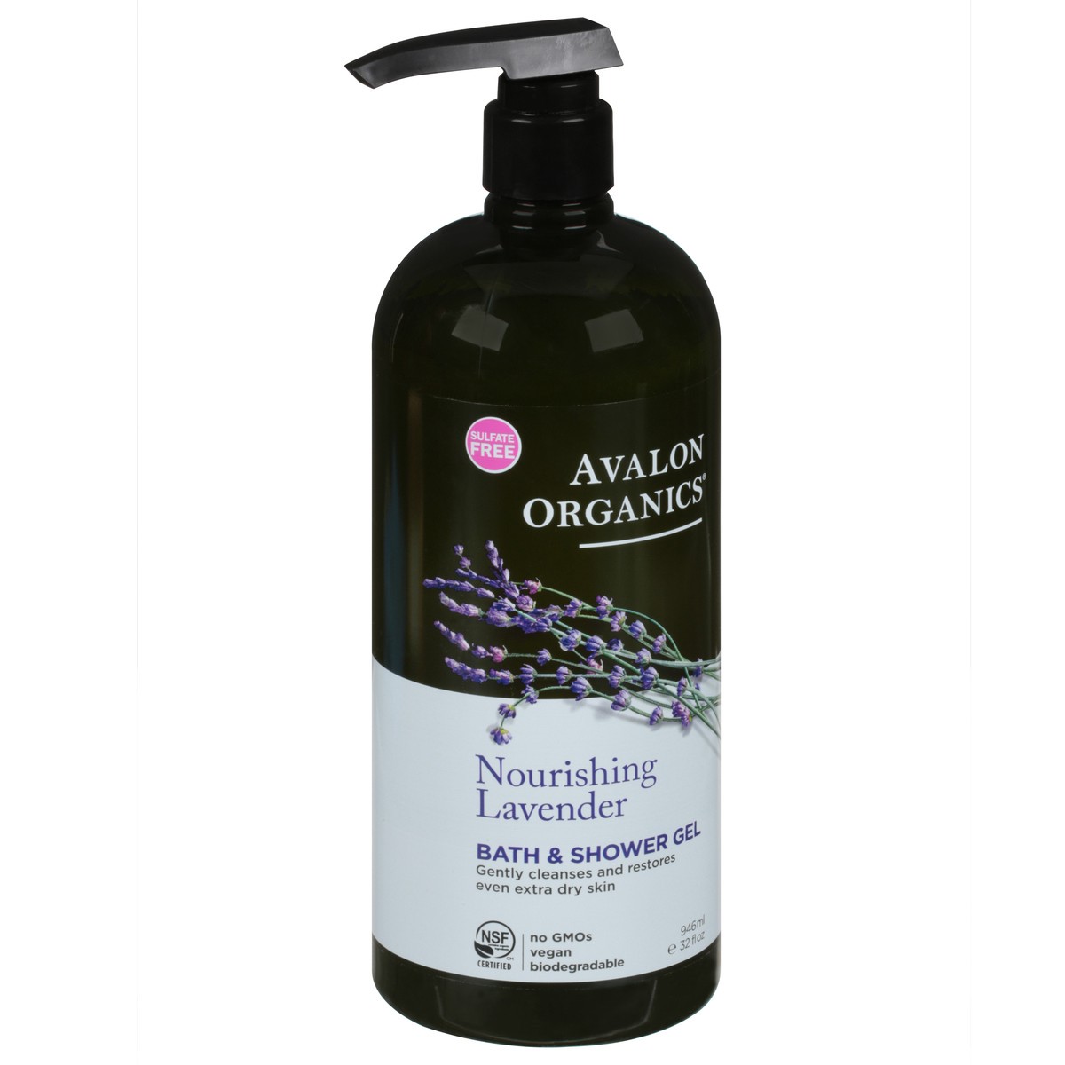 slide 2 of 11, Avalon Organics Nourishing Lavender Bath & Shower Gel 32 fl oz, 32 fl oz