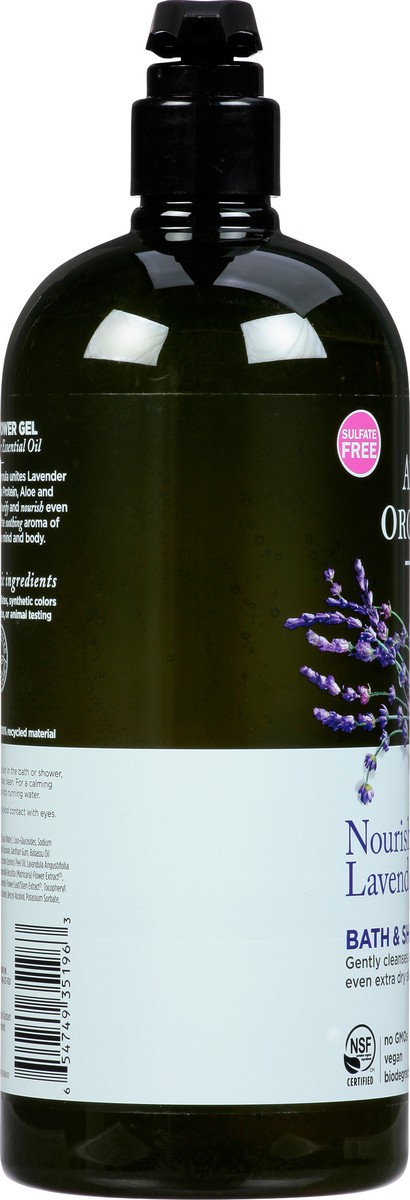 slide 5 of 11, Avalon Organics Nourishing Lavender Bath & Shower Gel 32 fl oz, 32 fl oz