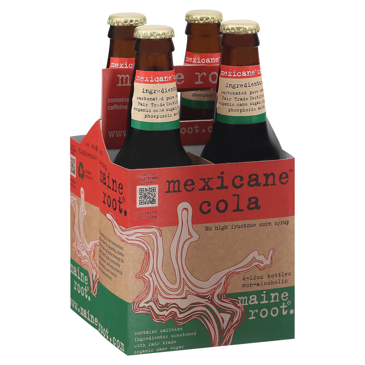 slide 2 of 9, Maine Root Mexicane Cola 4-12 oz Bottles Multipack, 4 ct