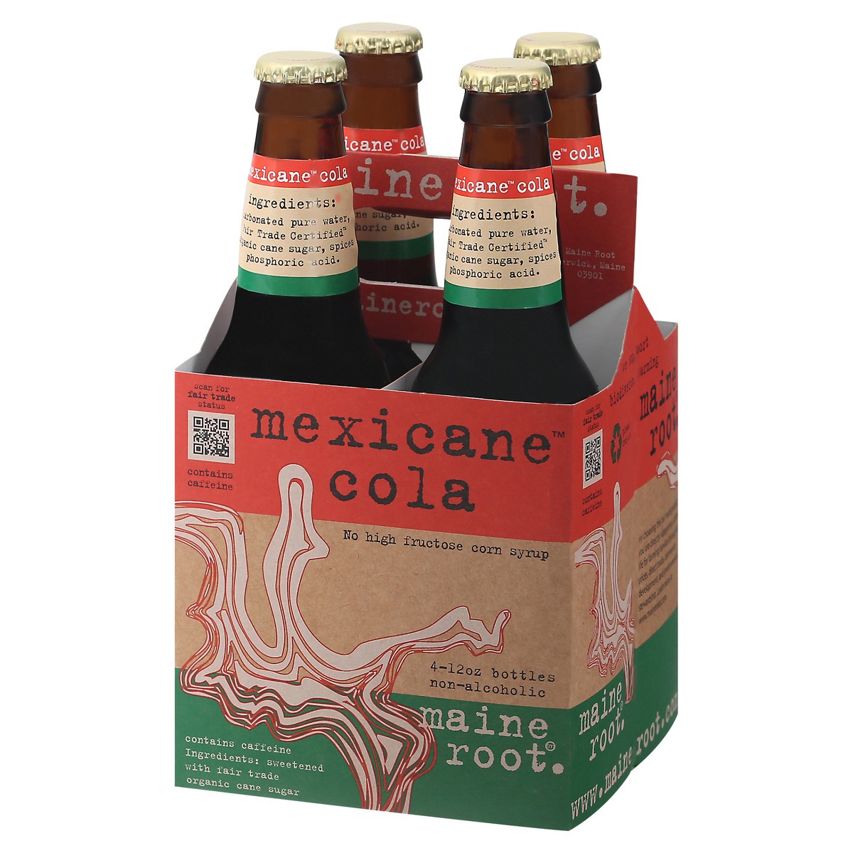 slide 3 of 9, Maine Root Mexicane Cola 4-12 oz Bottles Multipack, 4 ct