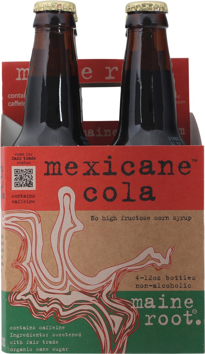 slide 5 of 9, Maine Root Mexicane Cola 4-12 oz Bottles Multipack, 4 ct