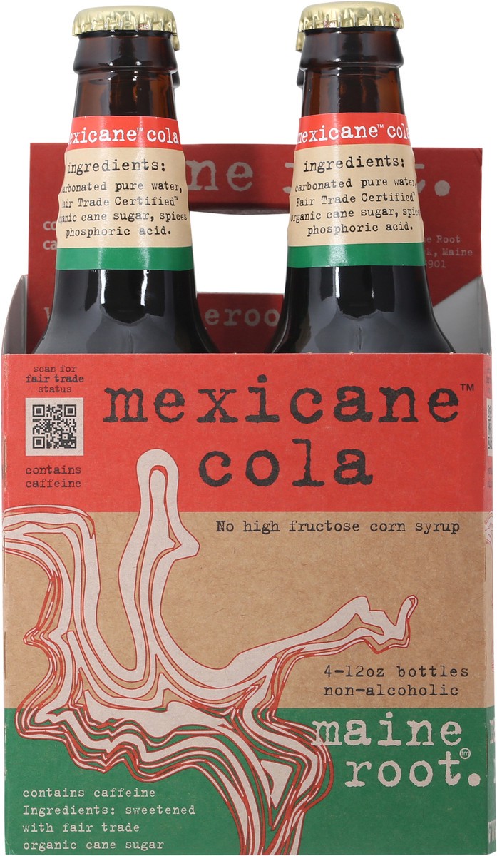 slide 6 of 9, Maine Root Mexicane Cola 4-12 oz Bottles Multipack, 4 ct