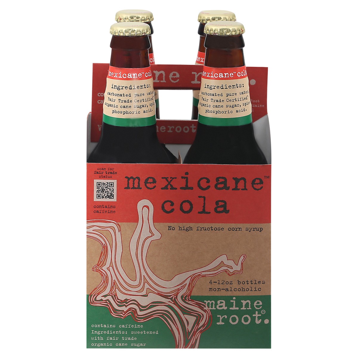 slide 1 of 9, Maine Root Mexicane Cola 4-12 oz Bottles Multipack, 4 ct