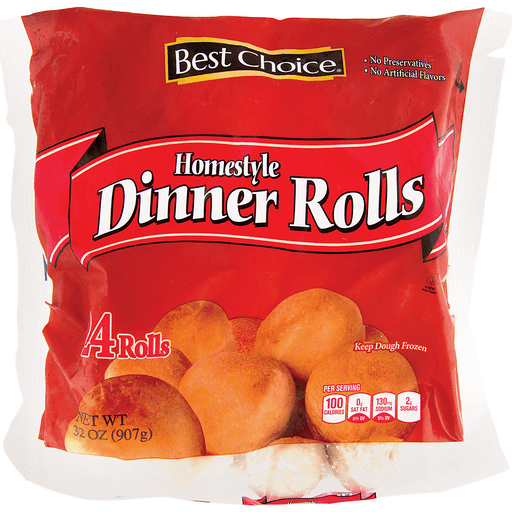 slide 1 of 1, Best Choice Homestyle Dinner Rolls, 32 oz