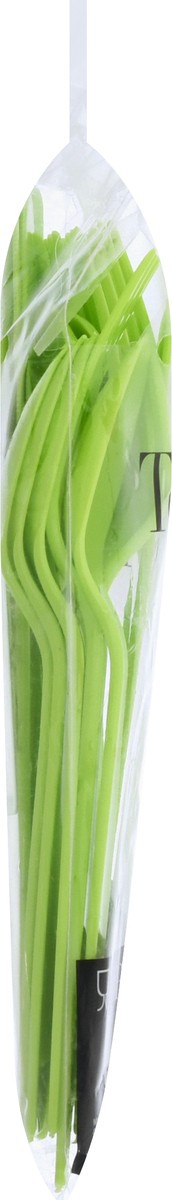 slide 7 of 9, Touch of Color Fresh Lime Cutlery 24 ea, 24 ct