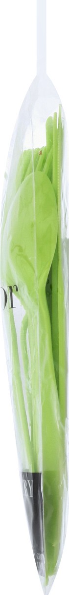 slide 2 of 9, Touch of Color Fresh Lime Cutlery 24 ea, 24 ct