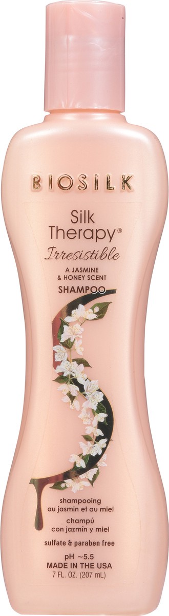 slide 9 of 9, BioSilk Silk Therapy Irresistible Jasmine & Honey Scent Shampoo 7 fl oz, 7 fl oz