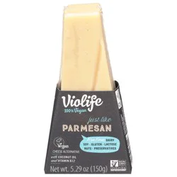 Violife Just Like Parmesan Wedge, Dairy-Free Vegan 5.29 oz