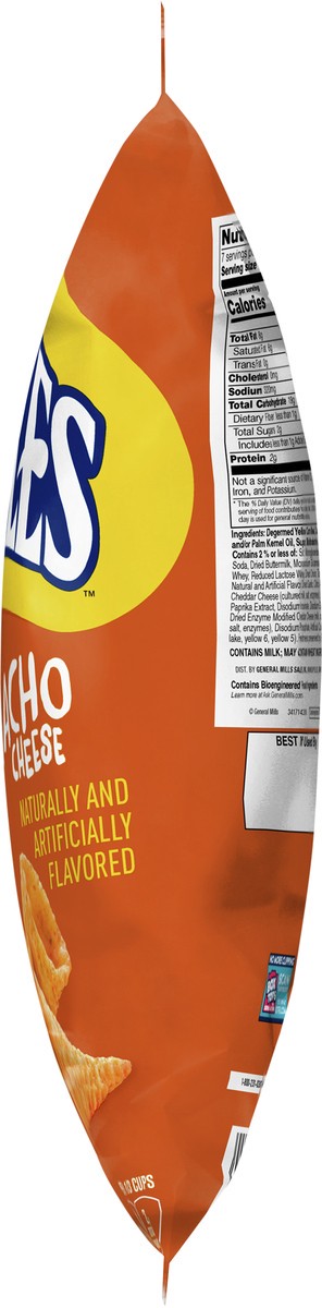 slide 4 of 9, Bugles Nacho Cheese Flavor Crispy Corn Snacks, 7.5 oz