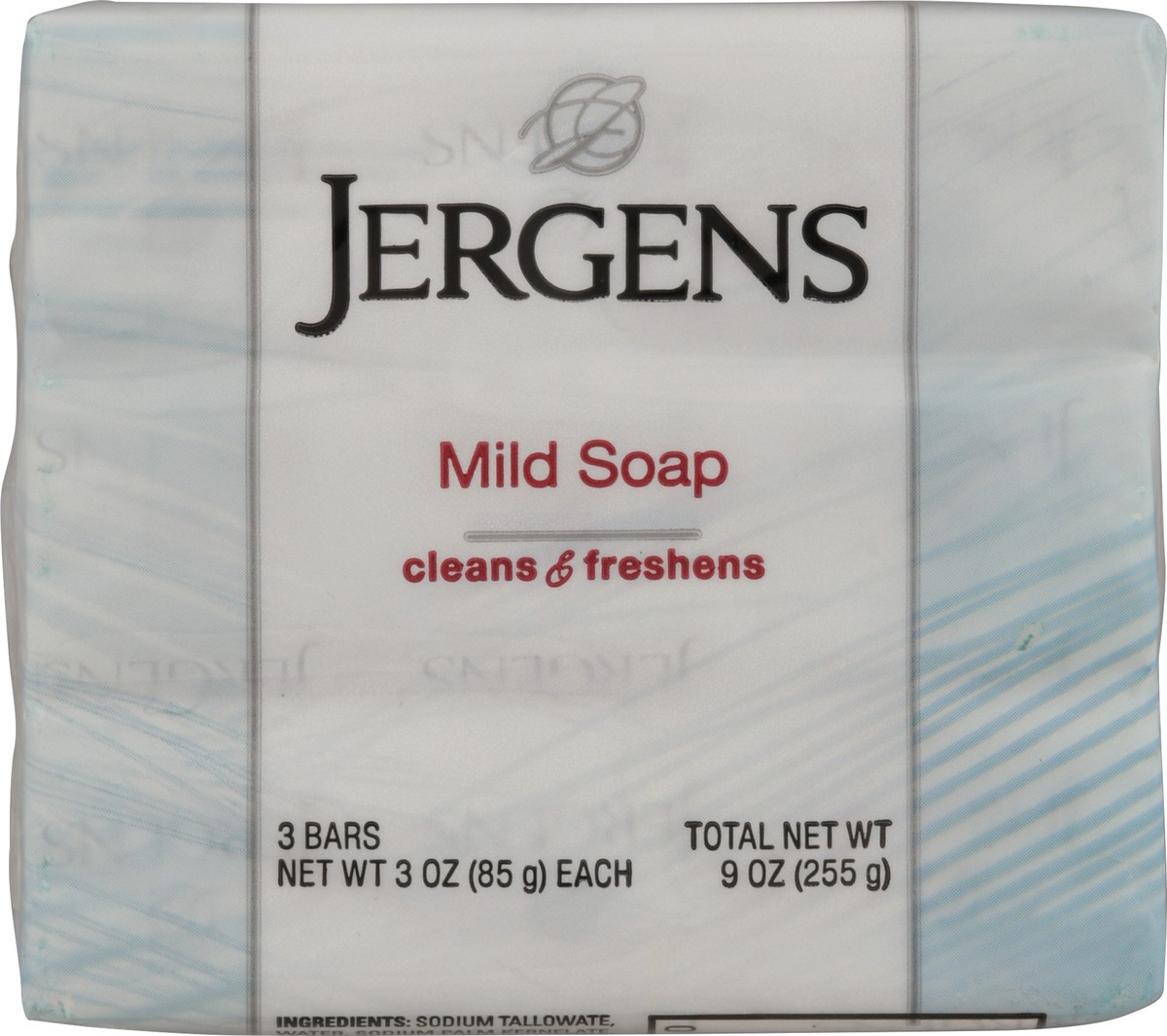 slide 9 of 9, Jergens Cleans & Freshens Mild Soap 3 - 3 oz Bars, 3 ct