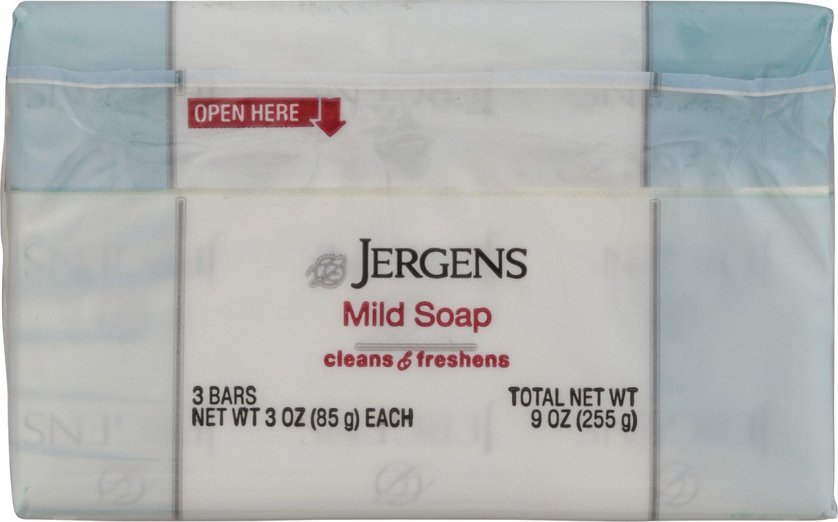 slide 2 of 9, Jergens Cleans & Freshens Mild Soap 3 - 3 oz Bars, 3 ct