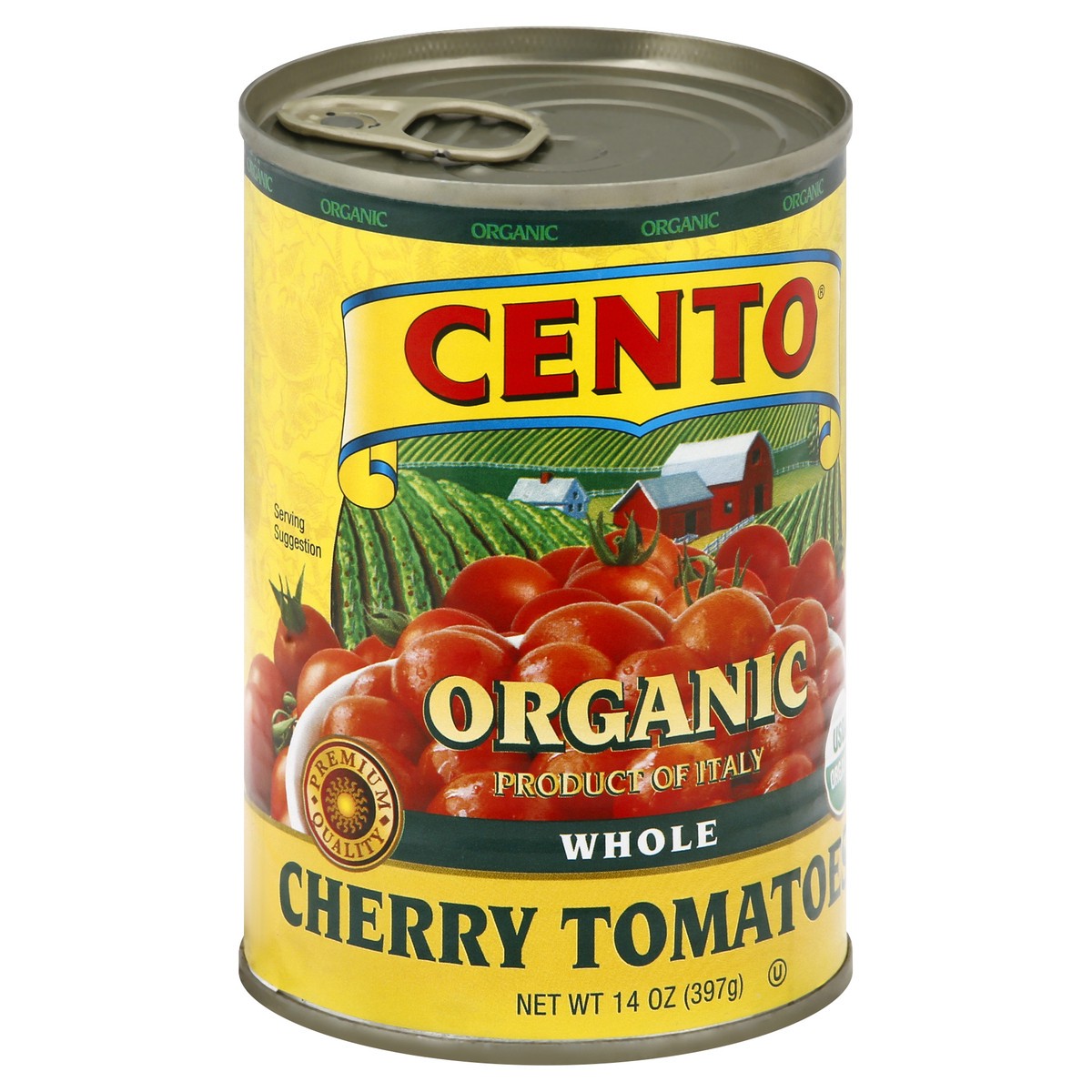 slide 2 of 13, Cento Organic Whole Cherry Tomatoes 14 oz, 14 oz