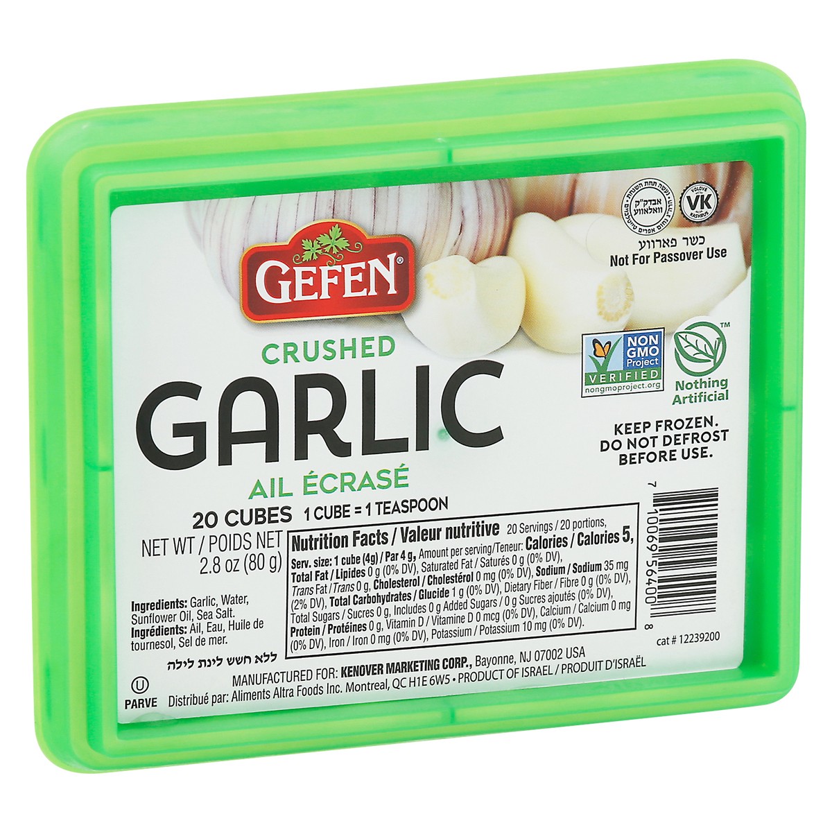 slide 2 of 9, Gefen Garlic Crushed Cubes, 2.8 oz