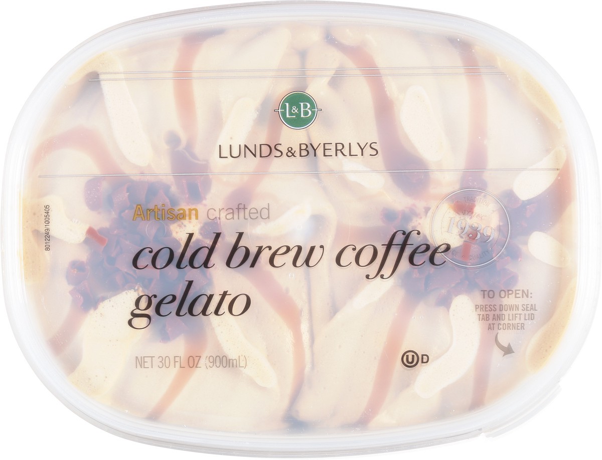 slide 5 of 9, Lunds & Byerlys Cold Brew Coffee Gelato 30 fl oz, 30 fl oz