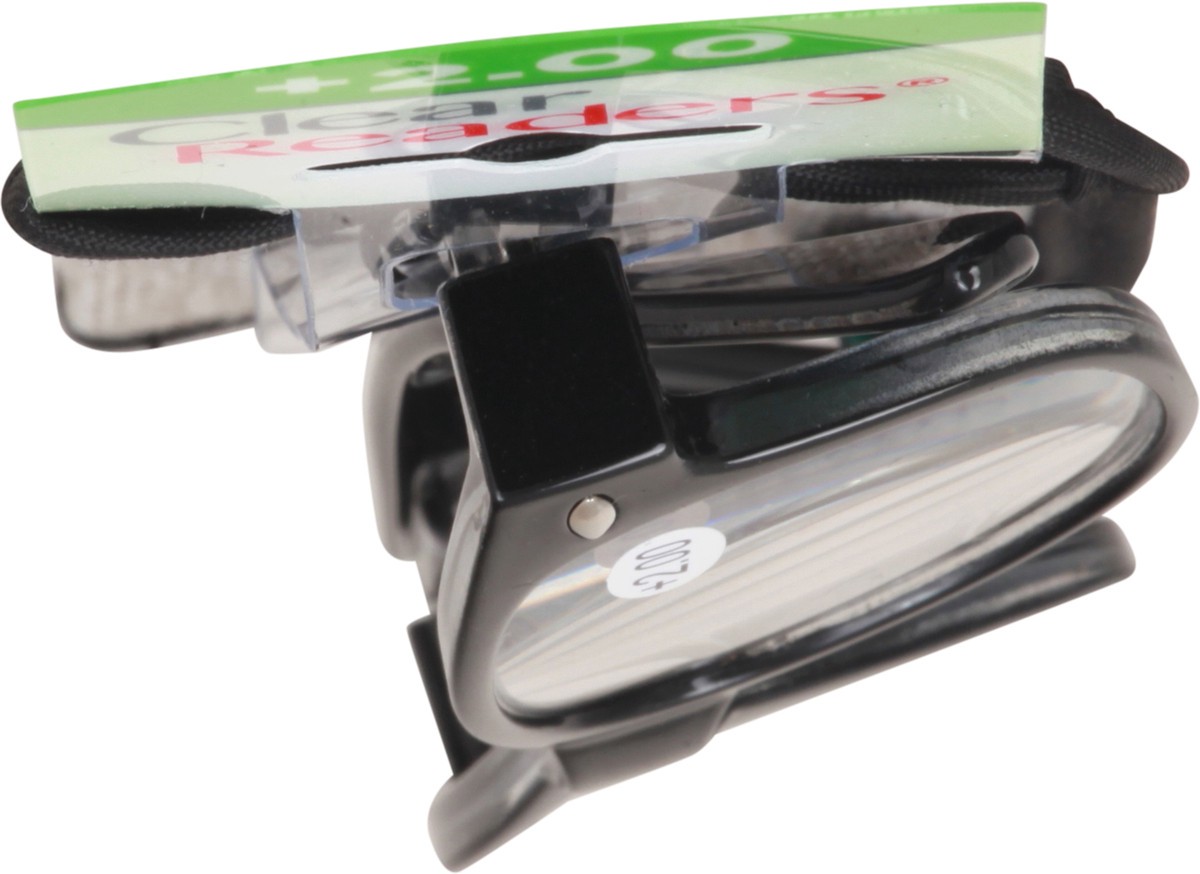 slide 3 of 9, Clear Readers +2.00 Eyeglasses 1 ea Card, 1 pair